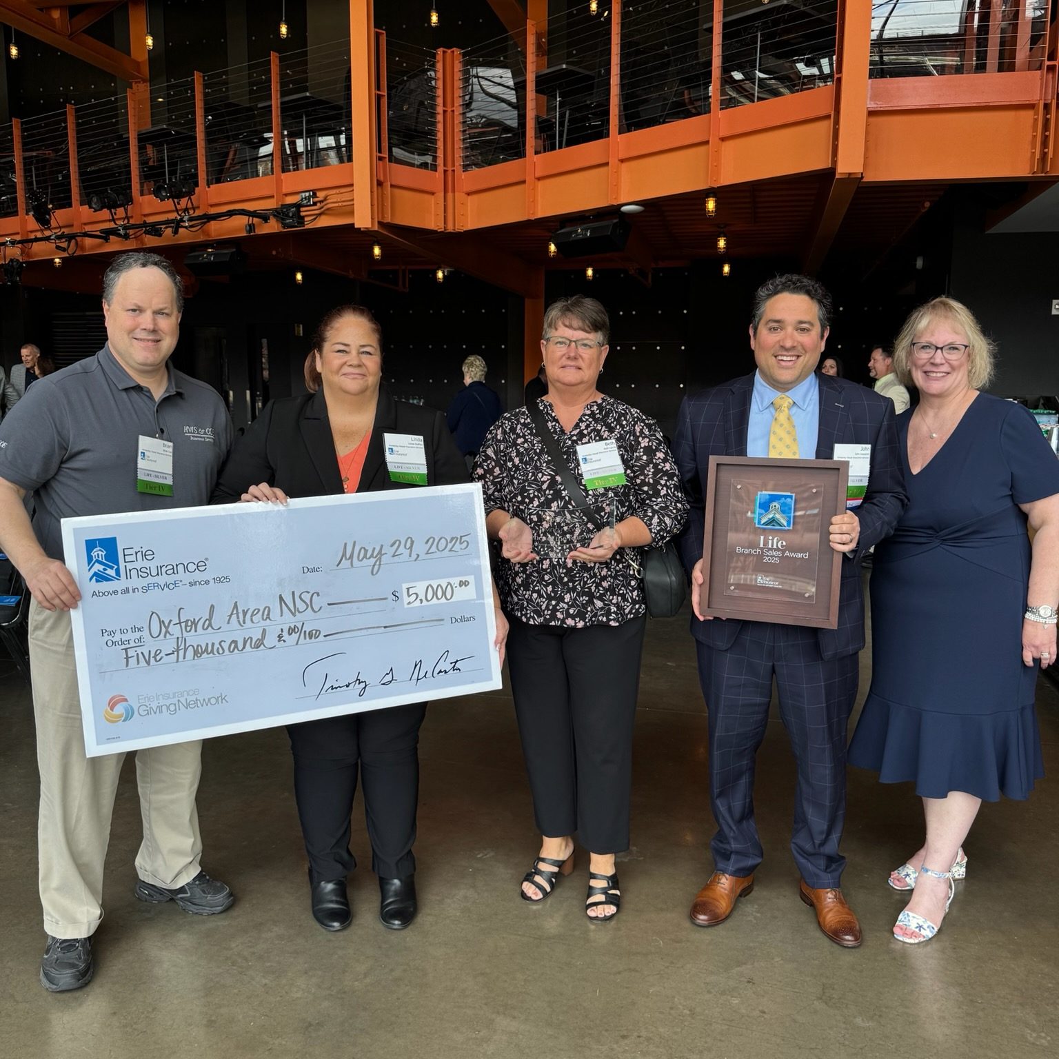 Erie Insurance Award Winners