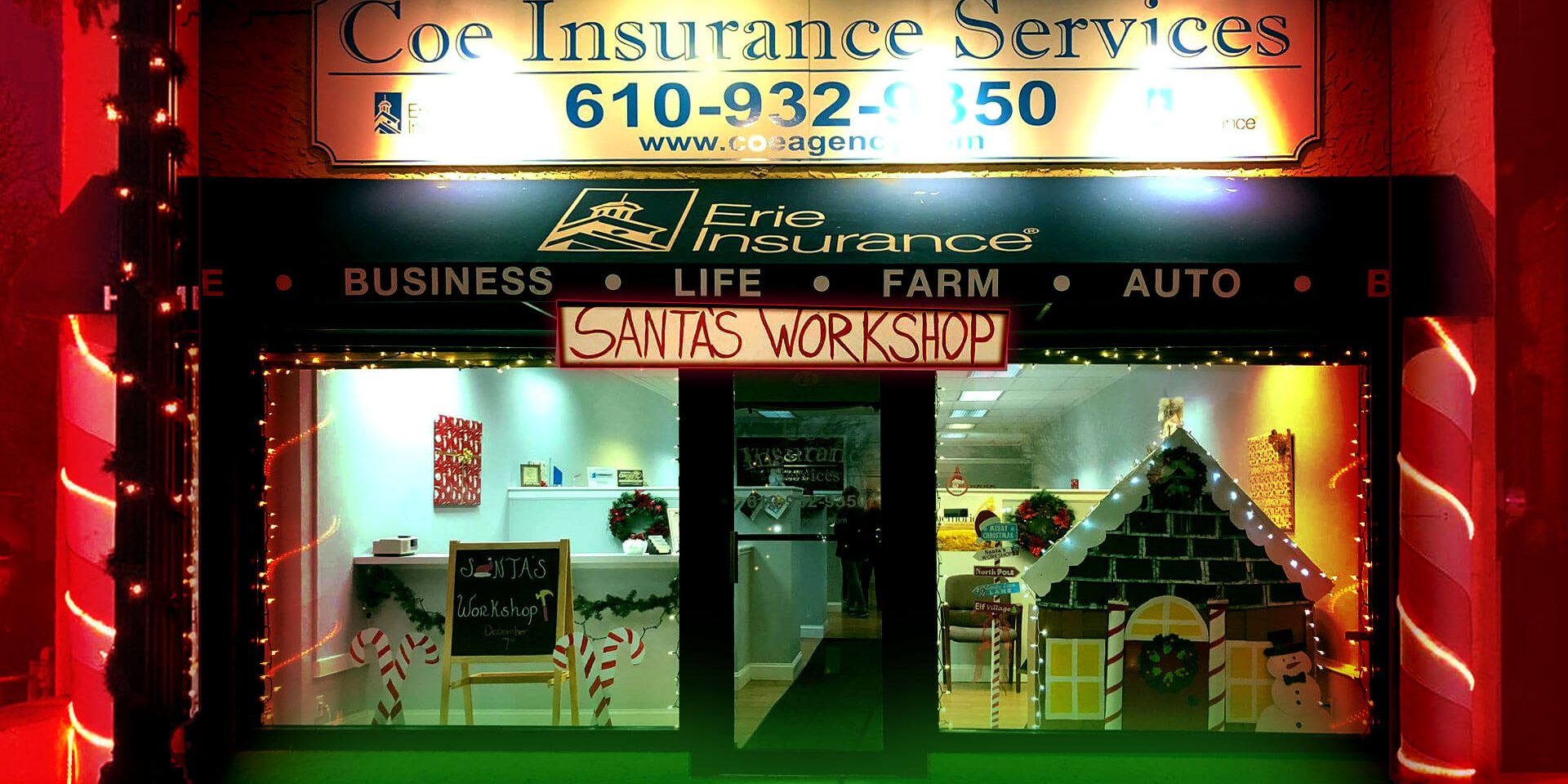 Santa's Workshop & Toy Drive Oxford, PA | KVIS & Coe Insurance