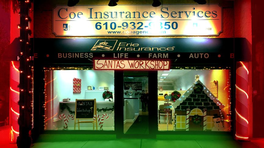 Santa's Workshop & Toy Drive Oxford, PA | KVIS & Coe Insurance