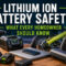 Lithium Ion Battery Safety