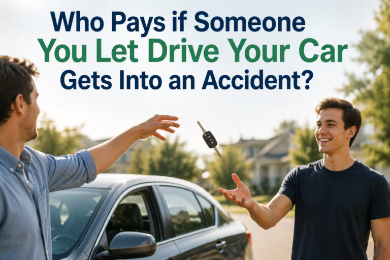 Who Pays if Someone You Let Drive Your Car Gets Into an Accident