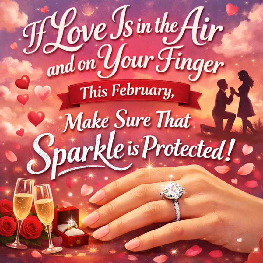 f Love Is in the Air and on Your Finger This February, Make Sure That Sparkle Is Protected